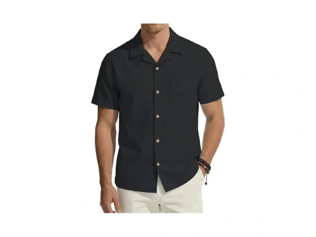 Pj Paul Jones Mens Casual Button Down Shirts Short… Code