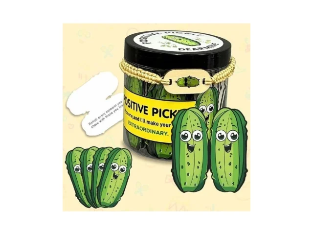 Bertoco 60 Positive Pickle Cards Jar Teen Girl Gift… Code