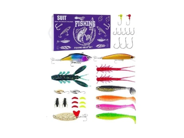 Ucec Fishing Gift Set Compact Fishing Lure Kit With… Code