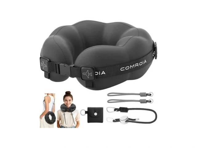 Travel Neck Pillow For Airplane Sleeping 360 Head… Code
