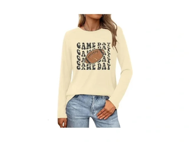Lazychild Game Day Shirts Women Football Graphic… Code