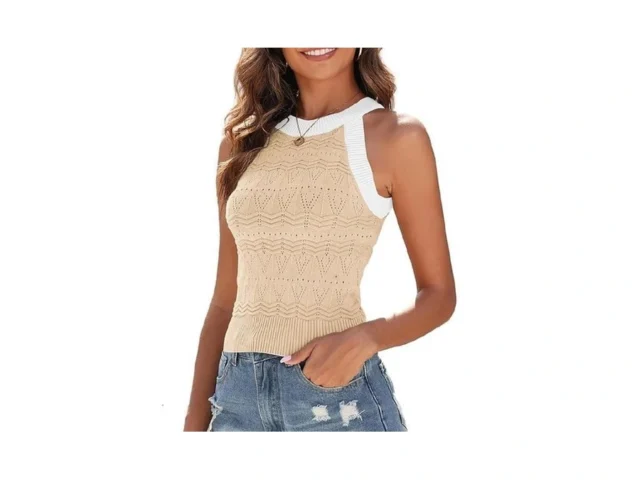 Zaful Womens Summer Halter Tops Striped Y2k… Code