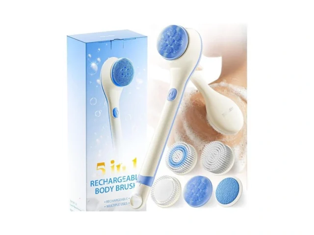 Electric Body Brush Back Scrubber For Shower… Coupon