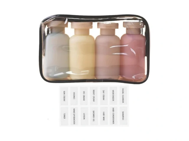 3 4oz Travel Shampoo Bottle With Flip Cap Leak… Code