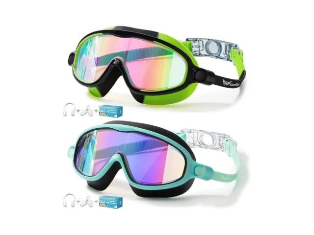 Azurewings 2 Pack Swim Goggles For Kids No Leak… Code