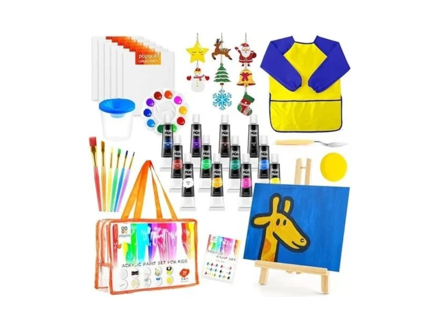 Popyola Acrylic Paint Set Non Toxic Painting Set… Coupon