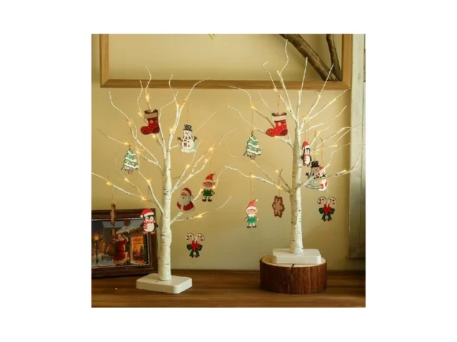 Eambrite Lighted Birch Tree With Christmas… Coupon