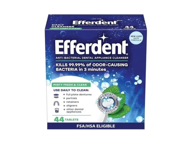 Efferdent Denture Cleaner Tablets Dental Appliances…