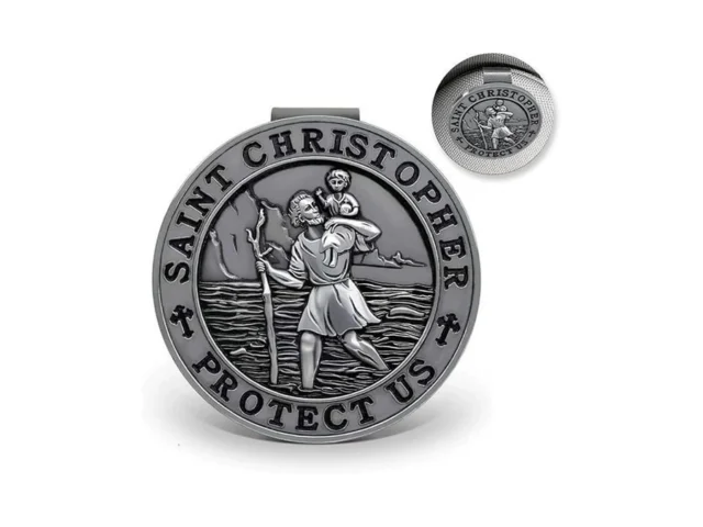 Fxddya St Christopher Medal For Car Metal Saint… Code