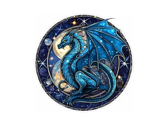 Ijbnhd 5d Dragon Stain Glass Diamond Painting… Code