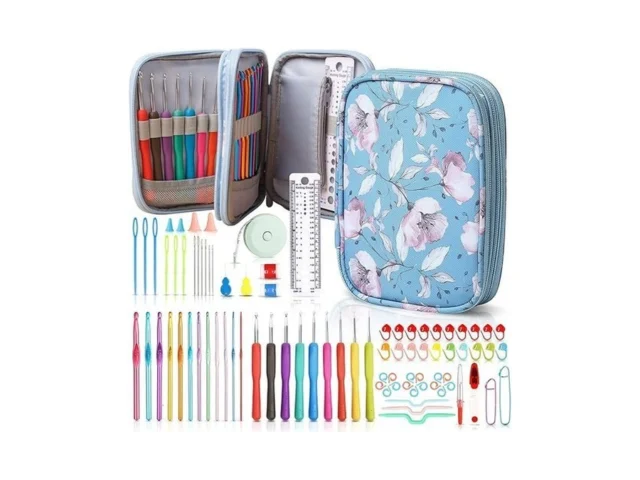 Shaxano Crochet Hooks Kit With Case 86-piece… Code
