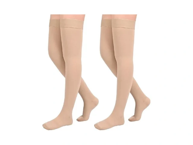 2pairs Ktinnead 20-30mmhg Thigh High Compression… Code