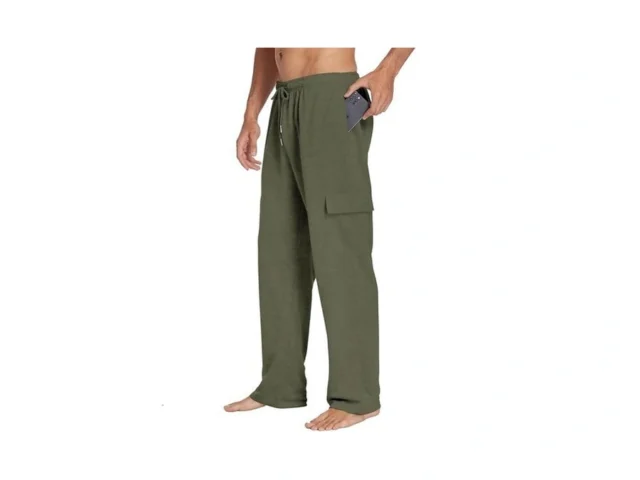 Deyeek Men S Cargo Sweatpants With Pockets Baggy… Code