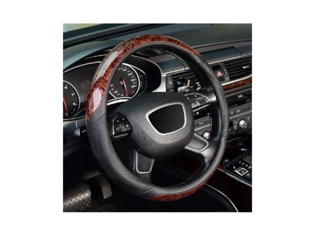 Kafeek Small Size 14 Inch Wood Grain Steering Wheel… Code