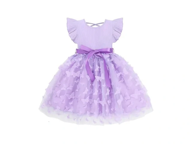 Kid Toddler Girls Tulle Dresses Summer Ruffle… Code