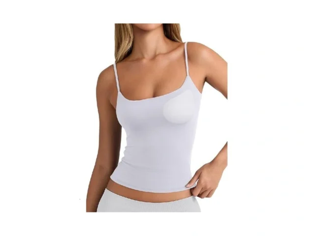 Pinkmstyle Tank Tops For Women Built In Bra Basic… Code