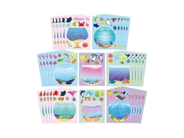 Cy2side Ocean Animal Face Sticker – 40pcs Summer… Coupon