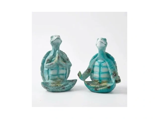 Sea Turtle Yoga Figurines Zen Meditation Turtle… Coupon