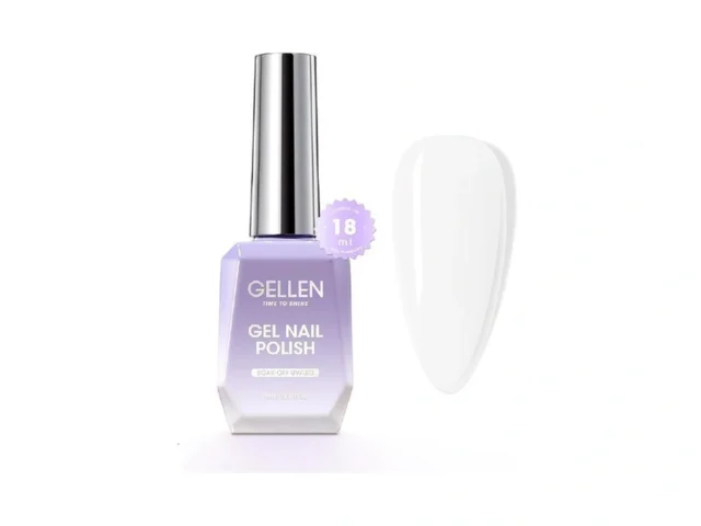 Gellen White Gel Nail Polish 18ml Milky White Gel… Code