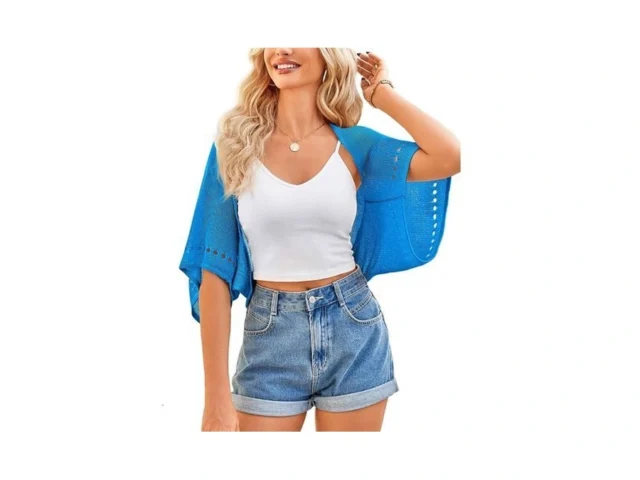 Bb Kk Shrugs For Women Summer Crochet Cardigan… Code