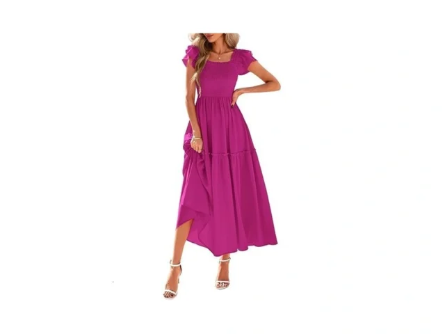 Kirundo Smocked Summer Dresses For Women 2026… Code