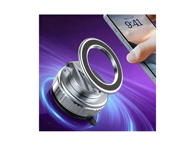 Geyuths Magnetic Vacuum Car Phone Holder With… Code
