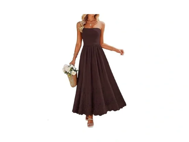 Lazysmile Summer Boho Maxi Dress For Women… Code