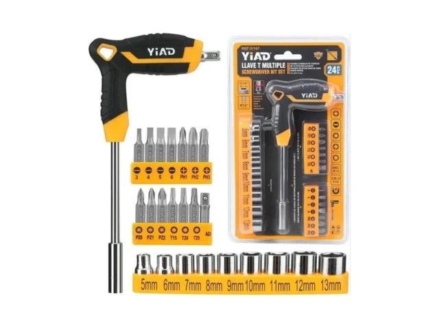 24-piece T-handle Magnetic Screwdriver Set 14 Cr-v… Code
