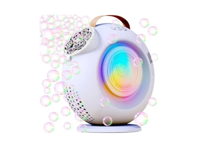 Bubble Machine Automatic Bubble Maker Rechargeable… Code