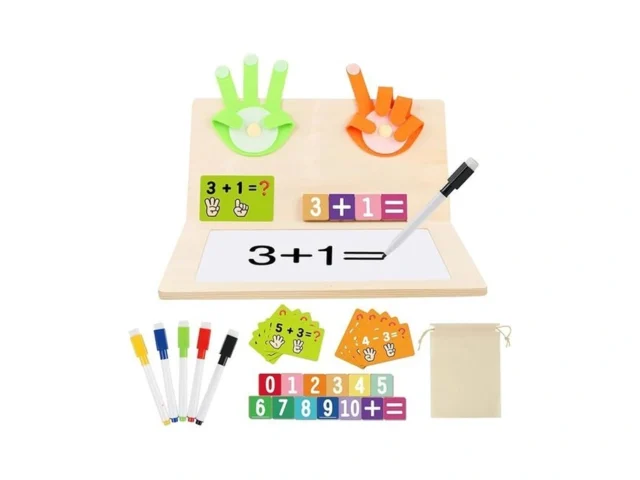 Number Blocks Toys For Kids Wooden Montessori Toys… Code