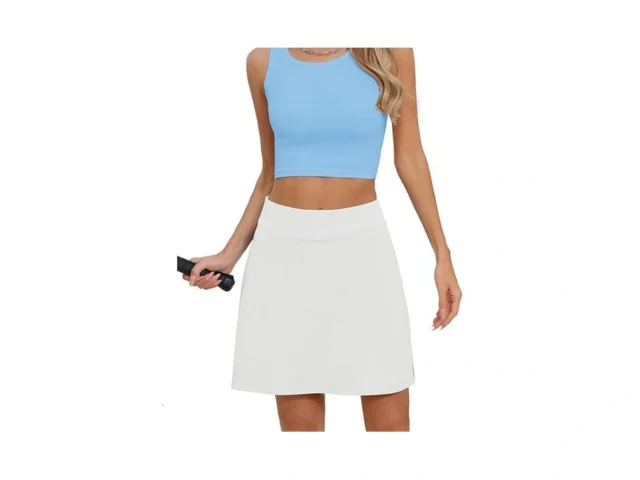 Heymoments Women Active Athletic Skirts White… Code