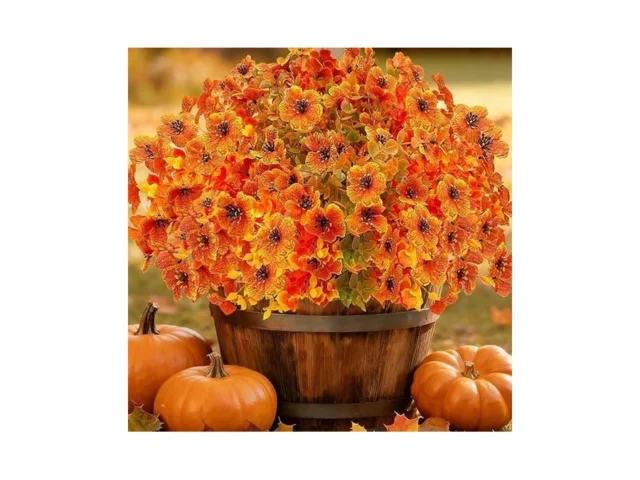 Lokediren Artificial Fall Flowers For Outdoors Faux… Code