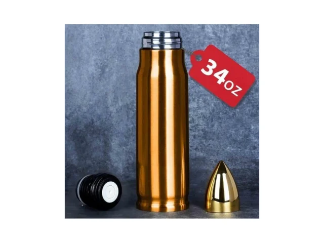 Funslive Gifts For Mens Funny – 34 Oz Copper Bullet… Code