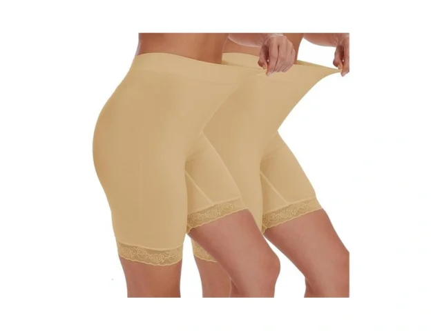 Bathrins Slip Shorts Seamless Smooth Lace Under… Code