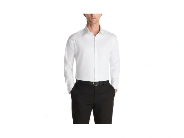 Kenneth Cole Reaction Men S Dress Shirt Slim Fit… Coupon