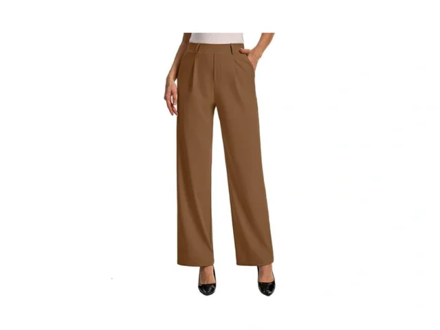Feiersi Womens Dress Pants Wide Leg Stretchy Work… Code