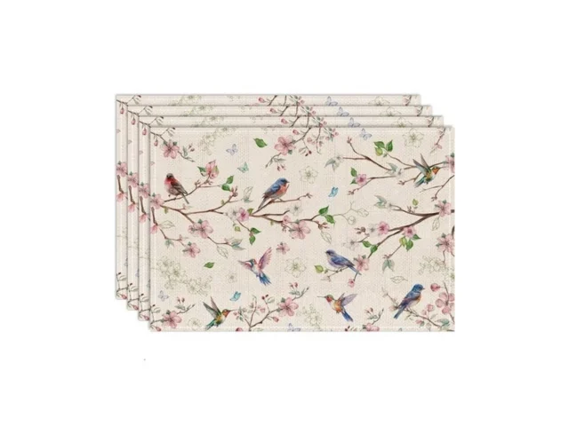 Cusugbaso Spring Placemats Set Of 4 12×18 Inch For… Code