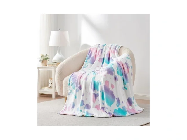 Cozy Bliss Cow Print Fuzzy Throw Blanket For Couch… Code