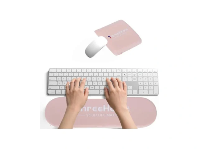 Keyboard And Mouse Wrist Rest Set – Memory Foam Ice… Code