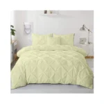 Amazon coupon: Ebeddy Linens Pinch Pleated Pintuck Duve