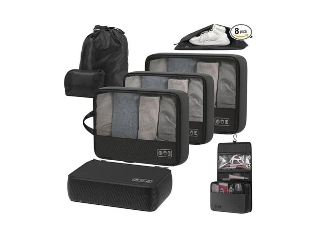 Idcymoul 8-piece Compression Packing Cubes For… Code