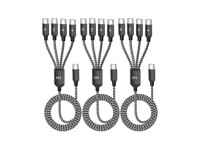 Usb C Splitter Multi Charging Cable 3pack Dual Type… Code