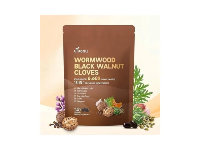 18-in-1 Black Walnut Wormwood Cleanse For Humans 80… Code