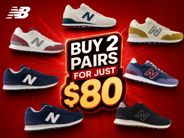 NEW BALANCE BUY 2 PAIRS FOR JUST $80