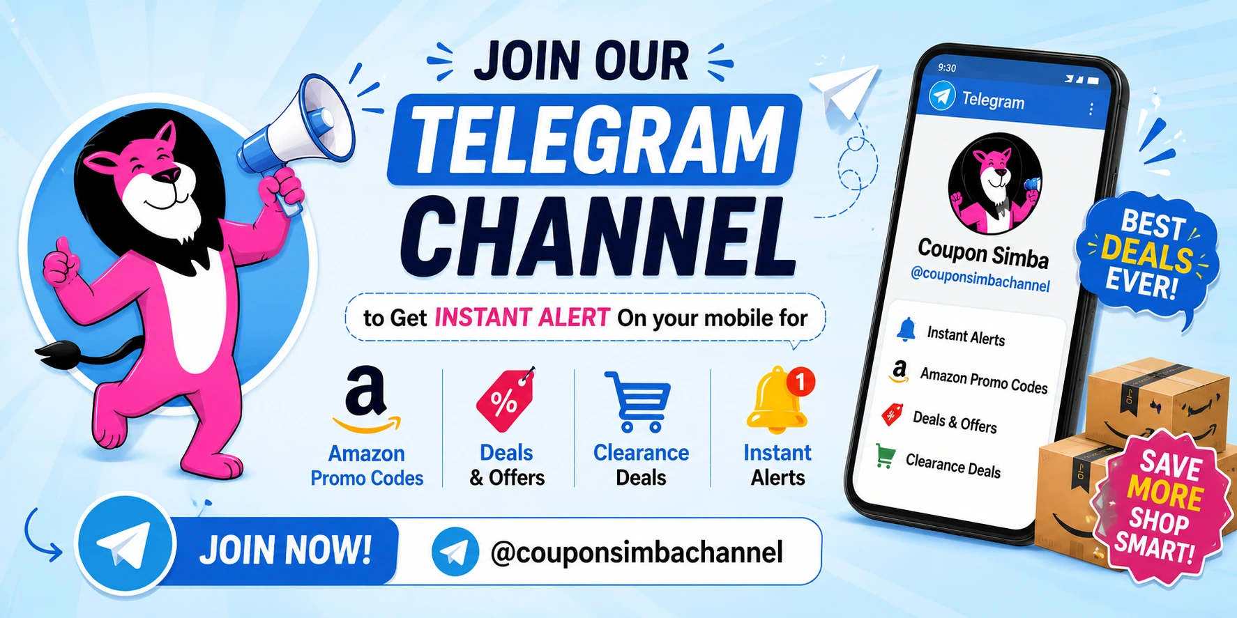 Telegram Channel For Amazon Promo Code Instant Alert