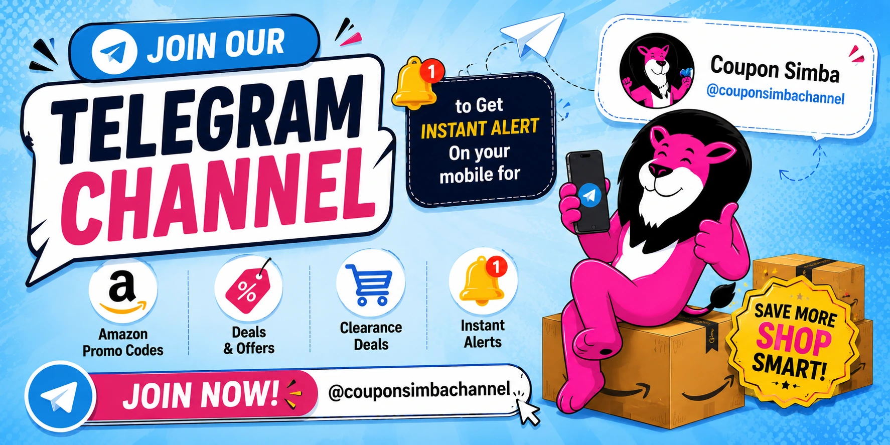 Telegram Channel For Amazon Promo Code Instant Alert