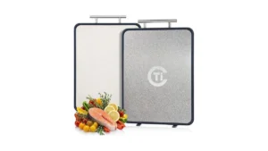 Titanium Cutting Board For Kitchen- Double Sided… Code