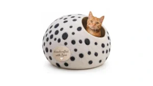 Luxurious Merino Wool Cat Cave – Foldable Hideaway… Coupon