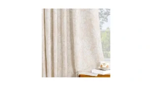 Beige Floral Velvet Curtains 96 Inches Long For… Code