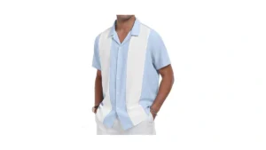 Ytd Men S Vintage Bowling Shirt Short Sleeve Button… Code